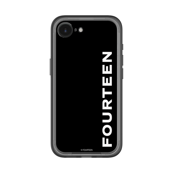 スリムプロテクションプレミアムケース［ フォーティーン - フォーティーンロゴ - ブラック ］