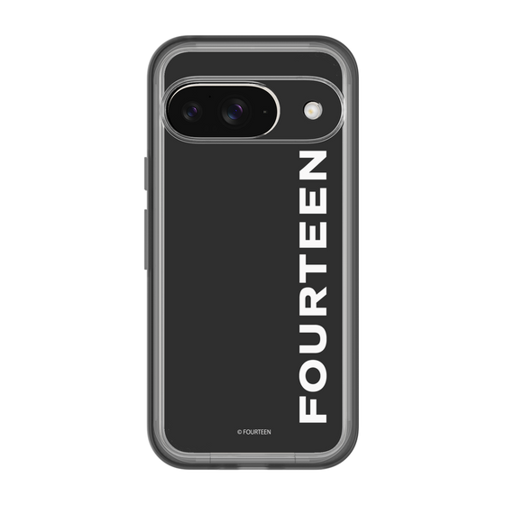 スリムプロテクションプレミアムケース［ フォーティーン - フォーティーンロゴ - ブラック ］