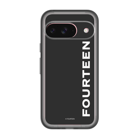 スリムプロテクションプレミアムケース［ フォーティーン - フォーティーンロゴ - ブラック ］