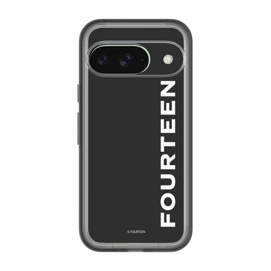 スリムプロテクションプレミアムケース［ フォーティーン - フォーティーンロゴ - ブラック ］