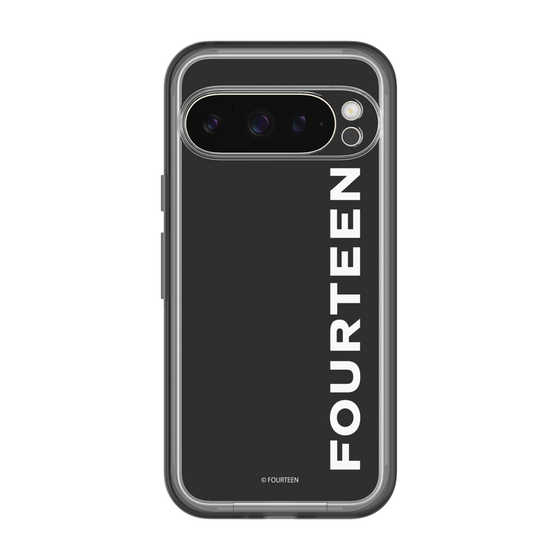 スリムプロテクションプレミアムケース［ フォーティーン - フォーティーンロゴ - ブラック ］