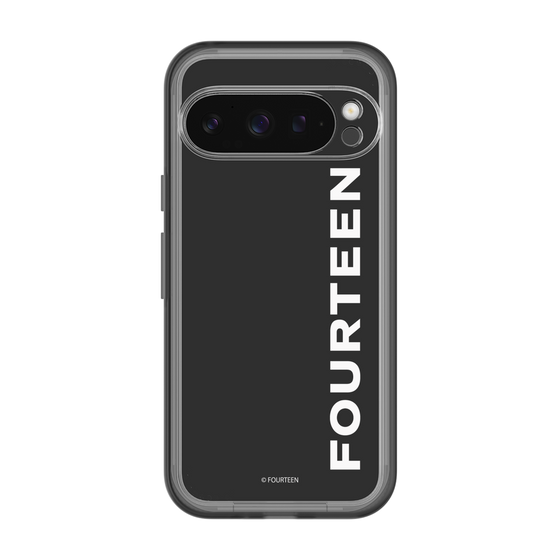 スリムプロテクションプレミアムケース［ フォーティーン - フォーティーンロゴ - ブラック ］