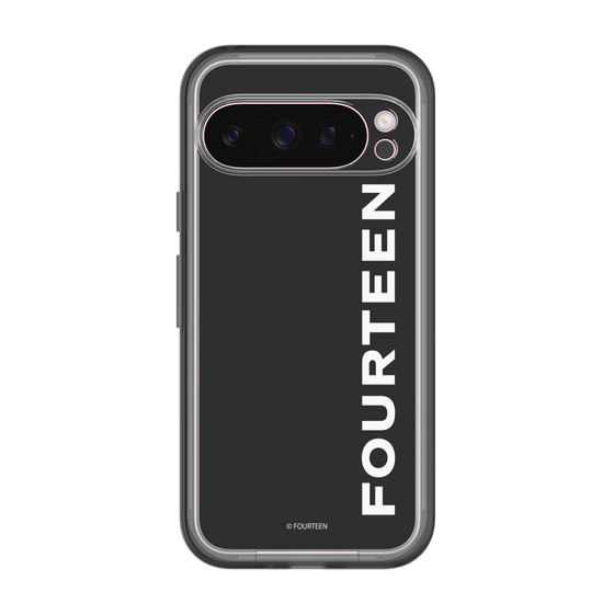 スリムプロテクションプレミアムケース［ フォーティーン - フォーティーンロゴ - ブラック ］