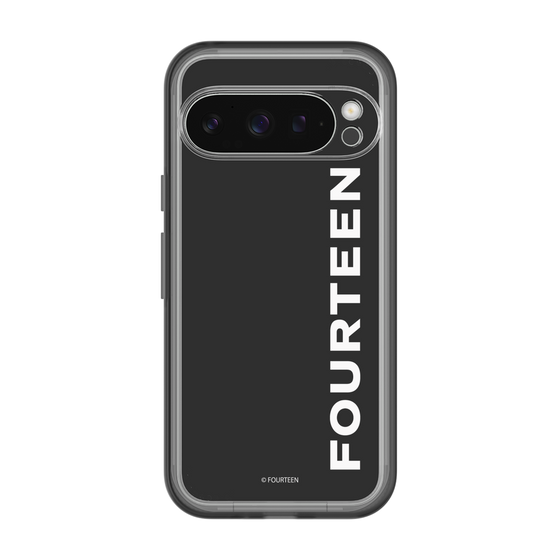 スリムプロテクションプレミアムケース［ フォーティーン - フォーティーンロゴ - ブラック ］