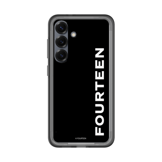 スリムプロテクションプレミアムケース［ フォーティーン - フォーティーンロゴ - ブラック ］