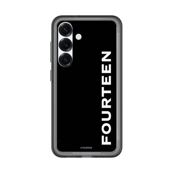 スリムプロテクションプレミアムケース［ フォーティーン - フォーティーンロゴ - ブラック ］