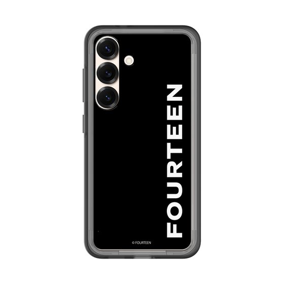 スリムプロテクションプレミアムケース［ フォーティーン - フォーティーンロゴ - ブラック ］