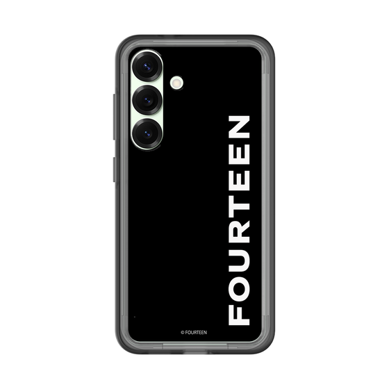 スリムプロテクションプレミアムケース［ フォーティーン - フォーティーンロゴ - ブラック ］