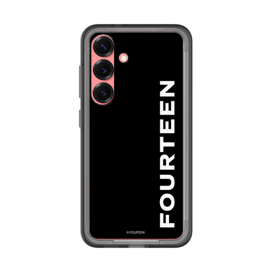 スリムプロテクションプレミアムケース［ フォーティーン - フォーティーンロゴ - ブラック ］