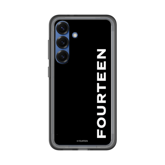 スリムプロテクションプレミアムケース［ フォーティーン - フォーティーンロゴ - ブラック ］