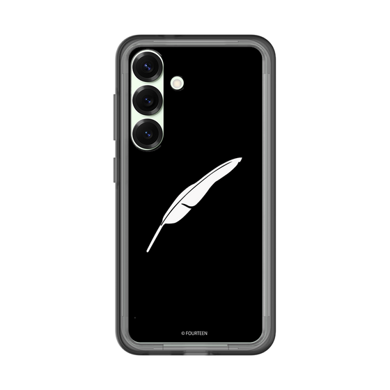 スリムプロテクションプレミアムケース［ フォーティーン - 羽ロゴ - ブラック ］