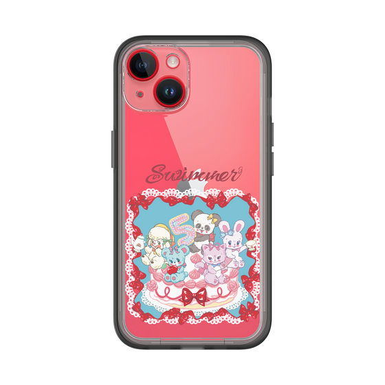 スリムプロテクションプレミアムケース［ SWIMMER - ケーキ ］