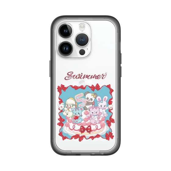 スリムプロテクションプレミアムケース［ SWIMMER - ケーキ ］