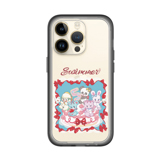 スリムプロテクションプレミアムケース［ SWIMMER - ケーキ ］