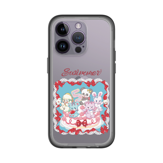 スリムプロテクションプレミアムケース［ SWIMMER - ケーキ ］