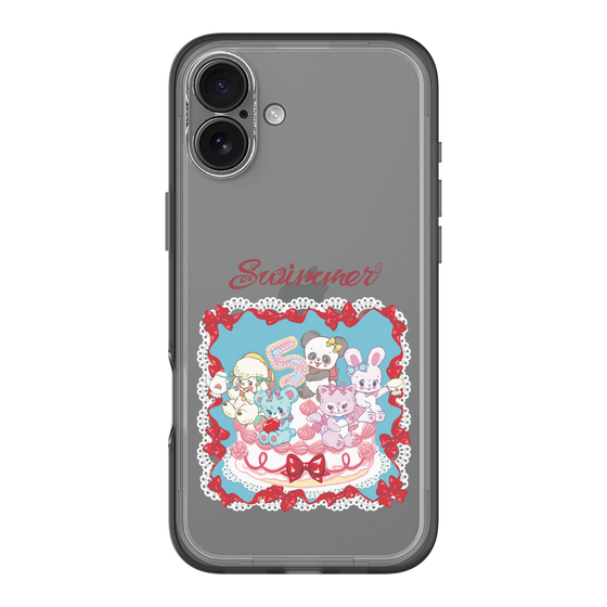 スリムプロテクションプレミアムケース［ SWIMMER - ケーキ ］