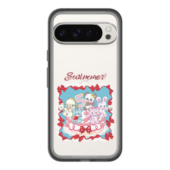 スリムプロテクションプレミアムケース［ SWIMMER - ケーキ ］