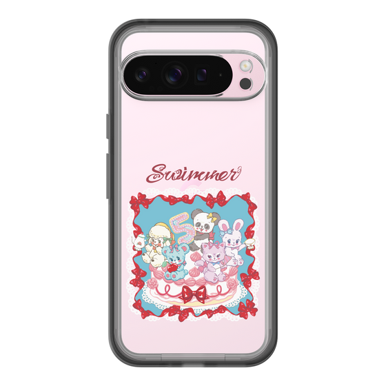 スリムプロテクションプレミアムケース［ SWIMMER - ケーキ ］