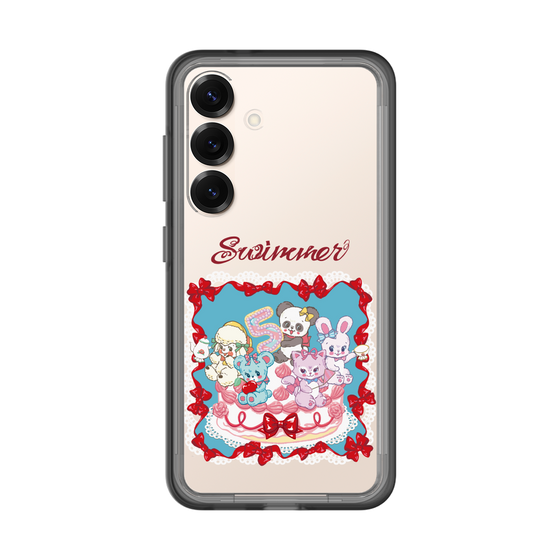 スリムプロテクションプレミアムケース［ SWIMMER - ケーキ ］