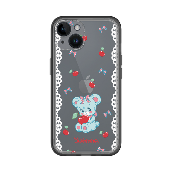 スリムプロテクションプレミアムケース［ SWIMMER - チェリー - ハグリー ］