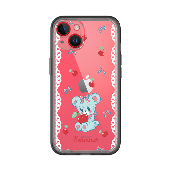 スリムプロテクションプレミアムケース［ SWIMMER - チェリー - ハグリー ］