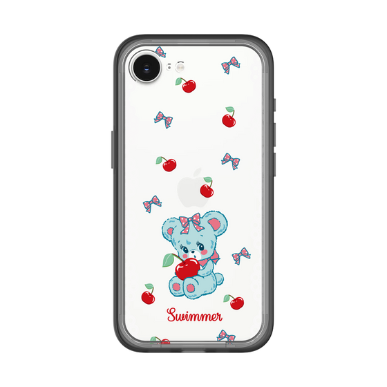 スリムプロテクションプレミアムケース［ SWIMMER - チェリー - ハグリー ］