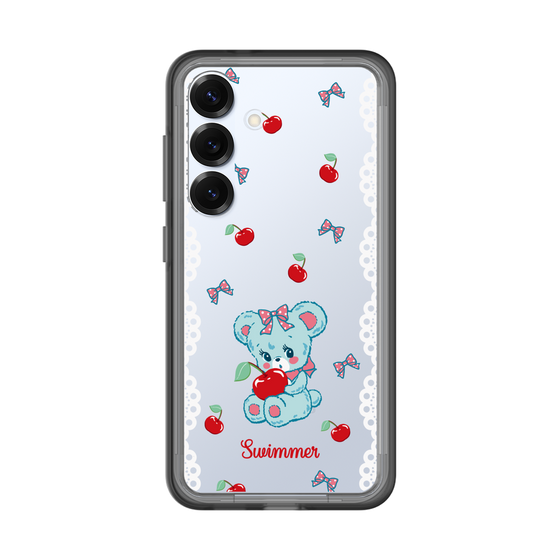 スリムプロテクションプレミアムケース［ SWIMMER - チェリー - ハグリー ］