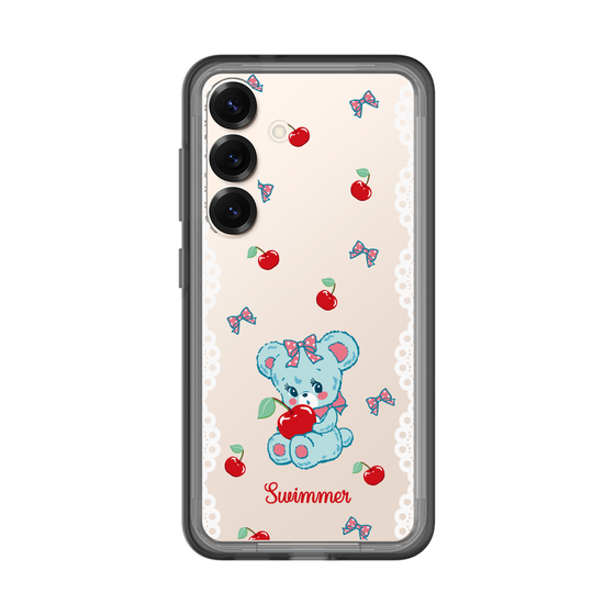 スリムプロテクションプレミアムケース［ SWIMMER - チェリー - ハグリー ］