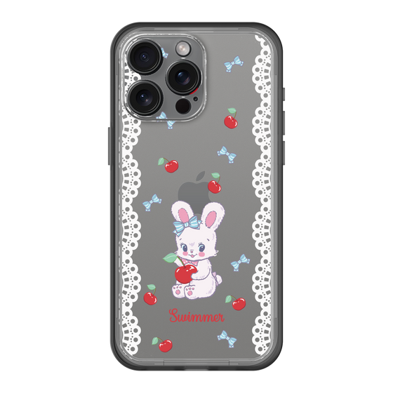 スリムプロテクションプレミアムケース［ SWIMMER - チェリー - リバニー ］