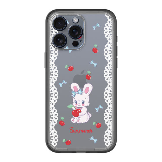 スリムプロテクションプレミアムケース［ SWIMMER - チェリー - リバニー ］