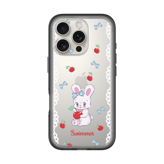 スリムプロテクションプレミアムケース［ SWIMMER - チェリー - リバニー ］