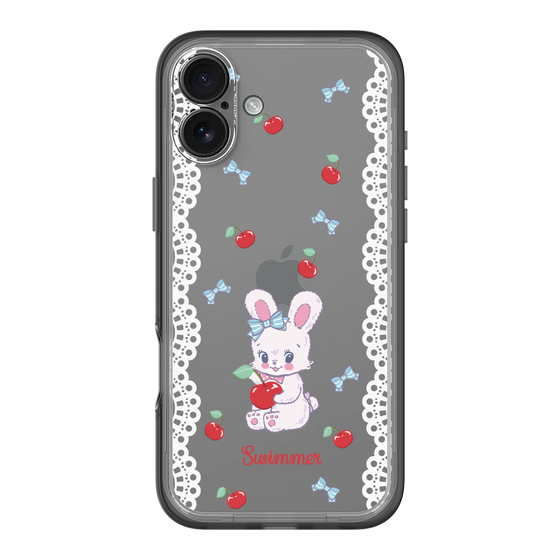 スリムプロテクションプレミアムケース［ SWIMMER - チェリー - リバニー ］