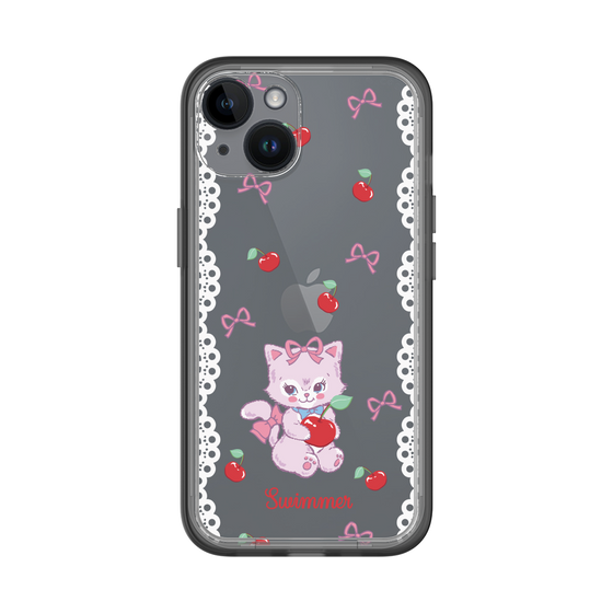 スリムプロテクションプレミアムケース［ SWIMMER - チェリー - キャミー ］