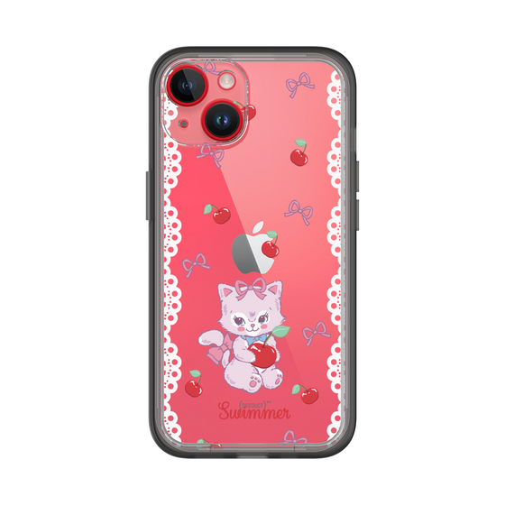 スリムプロテクションプレミアムケース［ SWIMMER - チェリー - キャミー ］