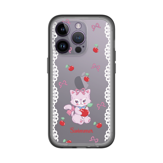 スリムプロテクションプレミアムケース［ SWIMMER - チェリー - キャミー ］