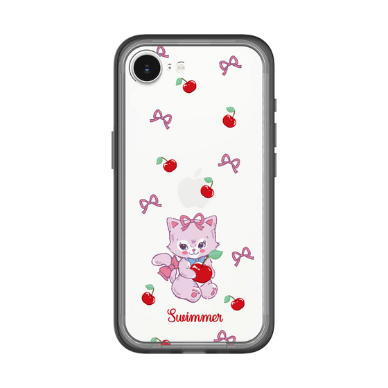 スリムプロテクションプレミアムケース［ SWIMMER - チェリー - キャミー ］