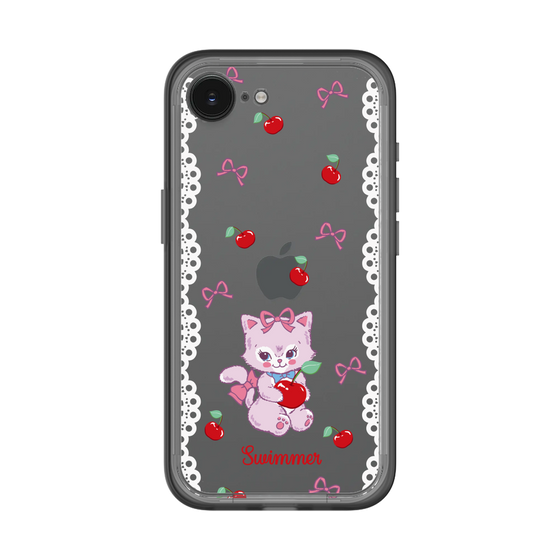 スリムプロテクションプレミアムケース［ SWIMMER - チェリー - キャミー ］