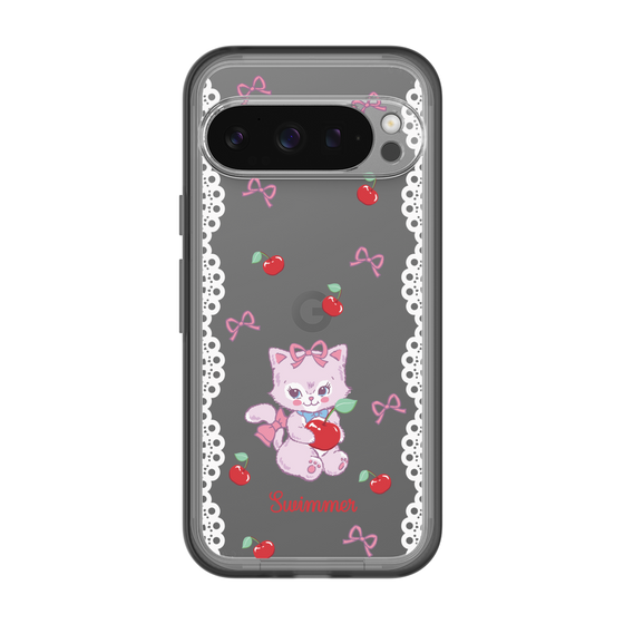 スリムプロテクションプレミアムケース［ SWIMMER - チェリー - キャミー ］