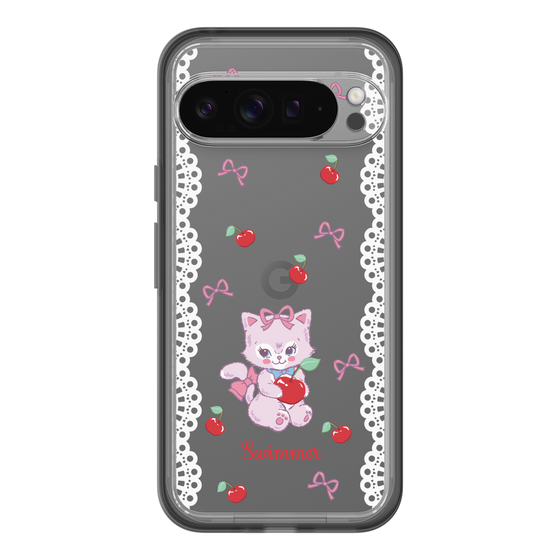 スリムプロテクションプレミアムケース［ SWIMMER - チェリー - キャミー ］