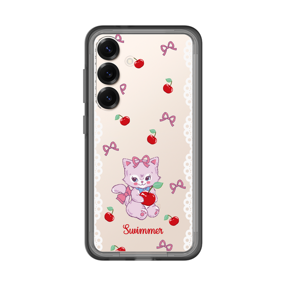 スリムプロテクションプレミアムケース［ SWIMMER - チェリー - キャミー ］