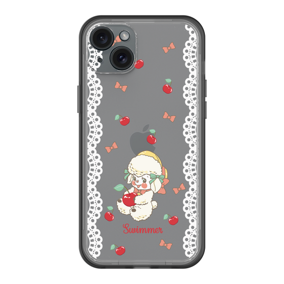 スリムプロテクションプレミアムケース［ SWIMMER - チェリー - ラッフィー ］