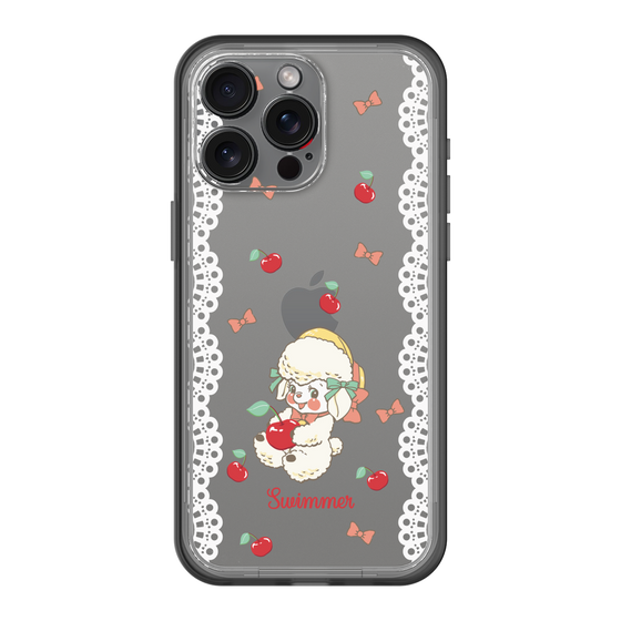 スリムプロテクションプレミアムケース［ SWIMMER - チェリー - ラッフィー ］