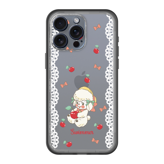 スリムプロテクションプレミアムケース［ SWIMMER - チェリー - ラッフィー ］