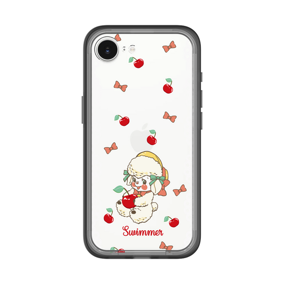 スリムプロテクションプレミアムケース［ SWIMMER - チェリー - ラッフィー ］