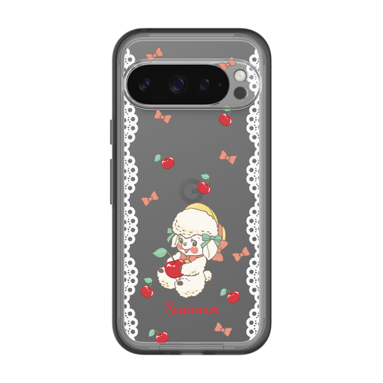 スリムプロテクションプレミアムケース［ SWIMMER - チェリー - ラッフィー ］