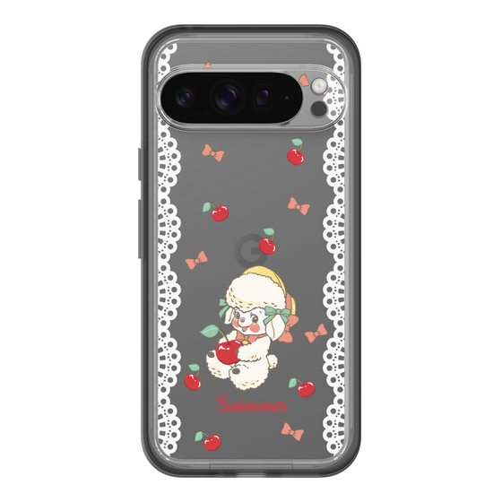 スリムプロテクションプレミアムケース［ SWIMMER - チェリー - ラッフィー ］