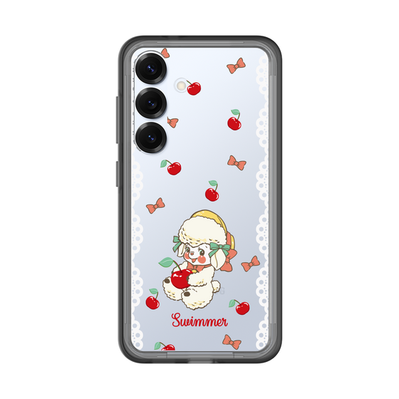 スリムプロテクションプレミアムケース［ SWIMMER - チェリー - ラッフィー ］