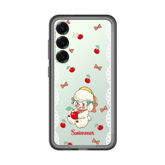 スリムプロテクションプレミアムケース［ SWIMMER - チェリー - ラッフィー ］