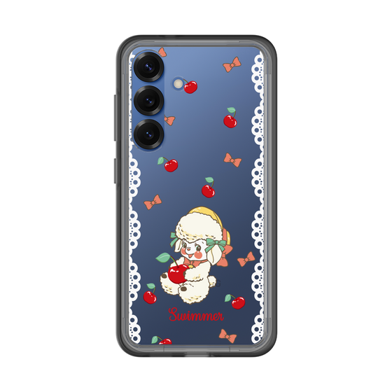 スリムプロテクションプレミアムケース［ SWIMMER - チェリー - ラッフィー ］
