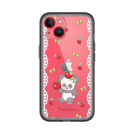 スリムプロテクションプレミアムケース［ SWIMMER - チェリー - プーキー ］